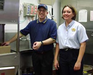With McDonald's Manager